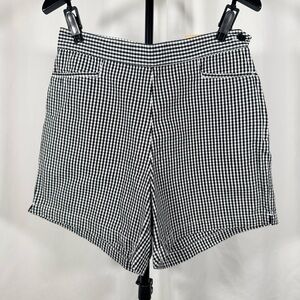 Vintage Northcrest Black & White Gingham Bermuda Shorts